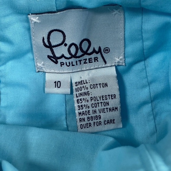 Vintage Lilly Pulitzer Size 10 Strapless Dress Butterfly Garden Lined A-Line‎ - Picture 3 of 14